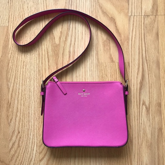 Kate Spade Bubblegum Pink Crossbody Handbag NWOT